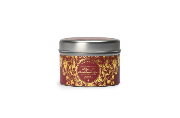 Victorian Tinbox Pepper & Sandalwood Spice geurkaars